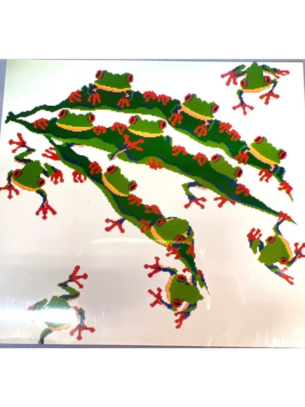Tom Taylor Frog Leaf Counted Thread Cross Stitch Or Needlepoint Chart